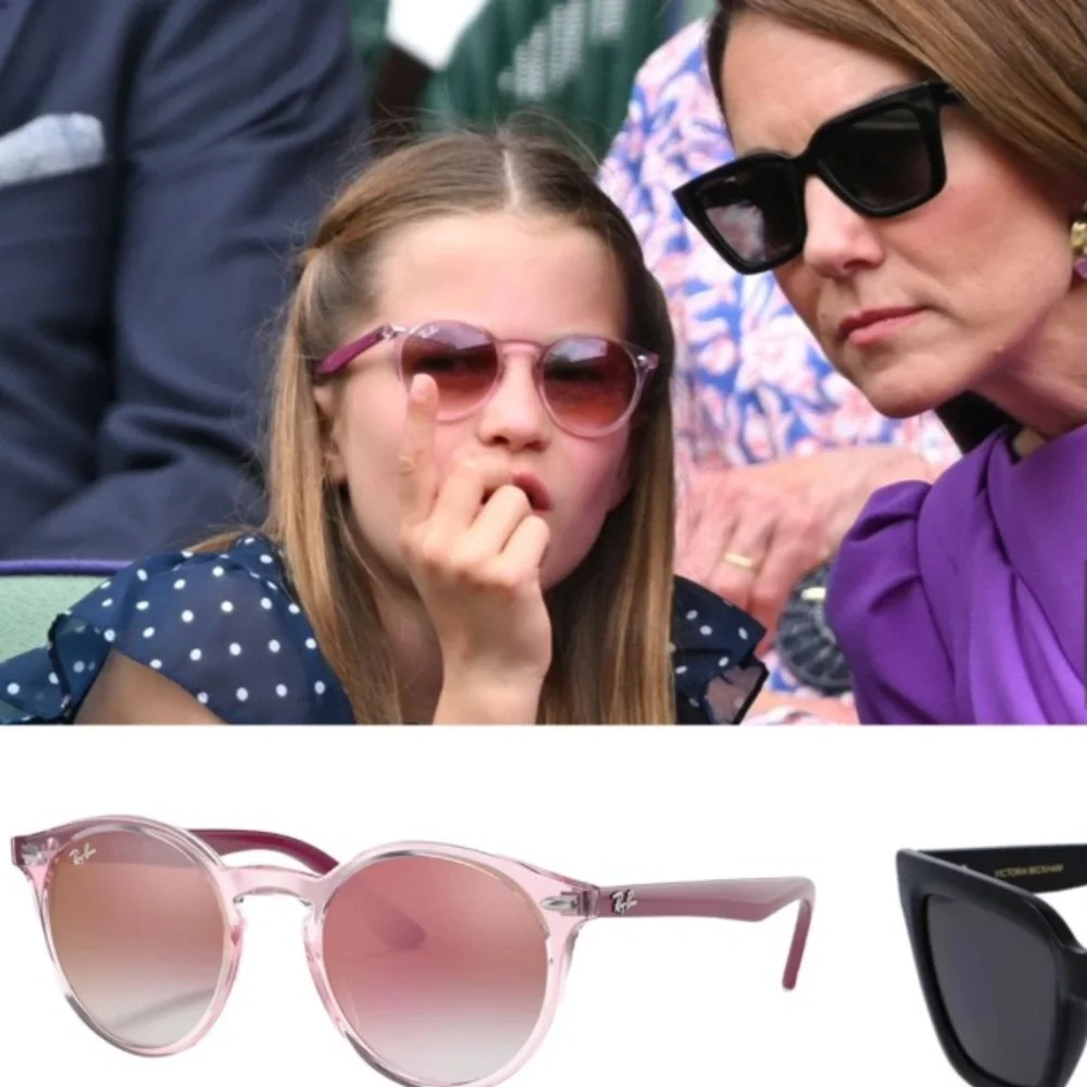 Ray-Ban girls kids gradient pink sunglasses